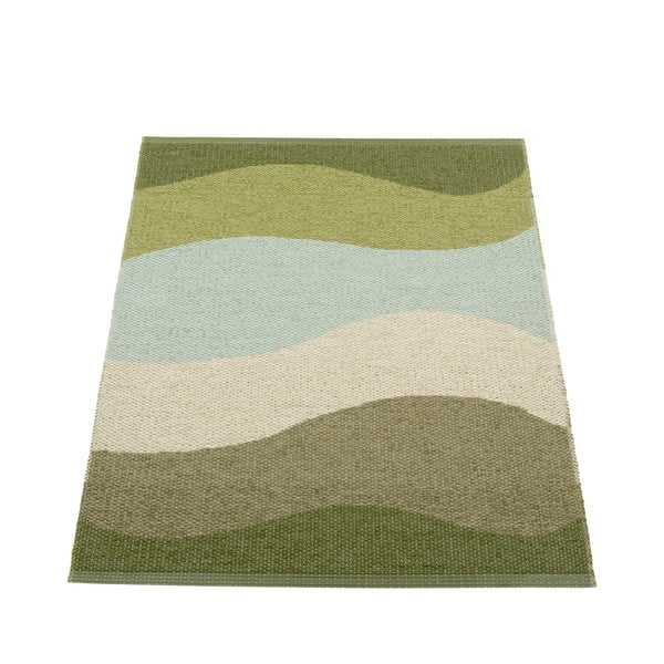 Zelený vnútorný a vonkajší koberec 70x100 cm Urvi Woods – Pappelina