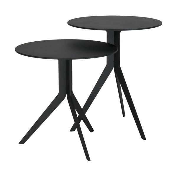 Kovový okrúhly odkladací stolík ø 38 cm Daley – Spinder Design-image-2