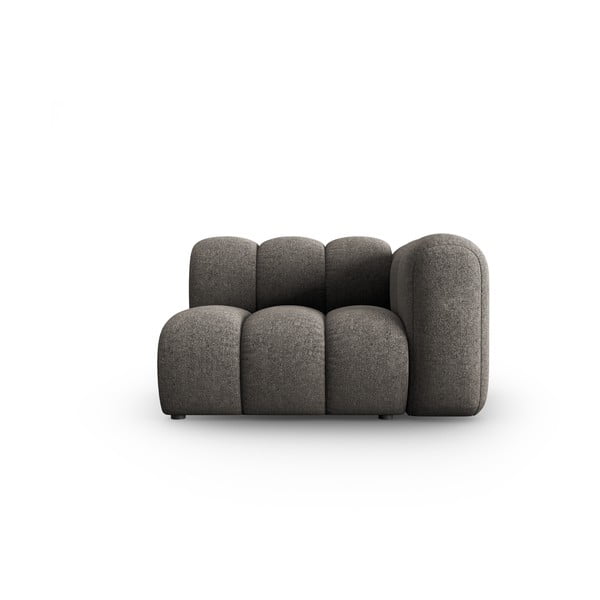 Tmavosivý modul pohovky (pravý roh) Lupine – Micadoni Home