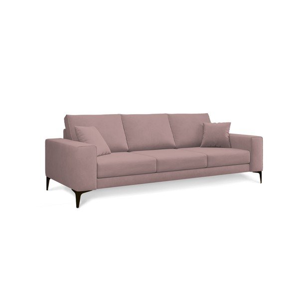 Púdrovoružová pohovka Cosmopolitan Design Lugano, 239 cm-image-1