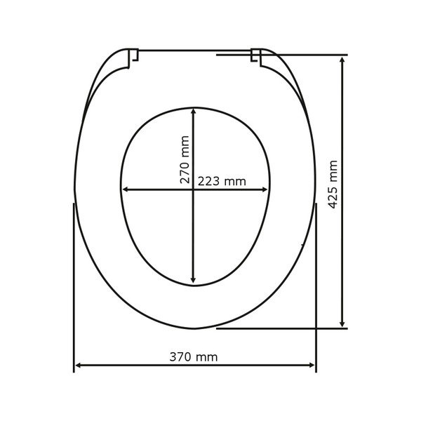 WC sedadlo Wenko Wood, 42,5 x 37 cm-image-3