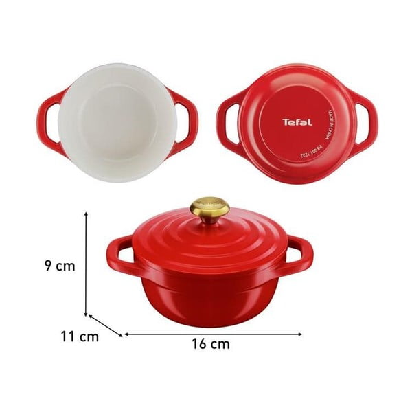 Zapekacie misy v súprave 2 ks ø 11 cm Air Mini – Tefal-image-3