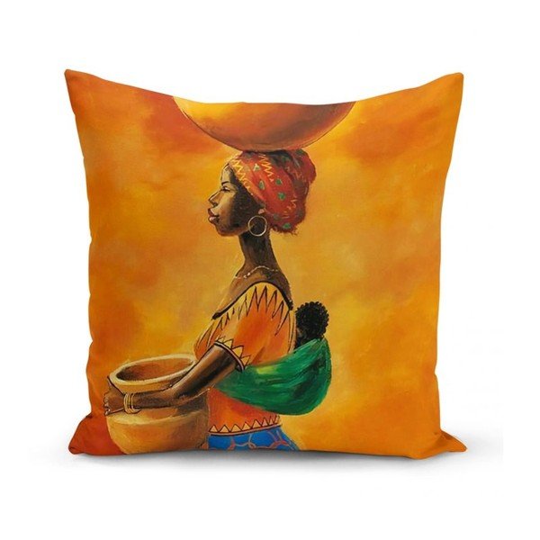 Súprava 3 obliečok na vankúše Minimalist Cushion Covers African Culture, 45 x 45 cm-image-2
