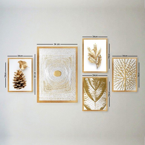 Obrazy v súprave 5 ks 34x44 cm – Wallity-image-3