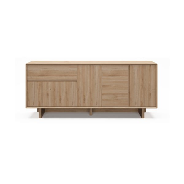 Komoda v dekore duba v prírodnej farbe 180x76x45 cm Carpi – Marckeric