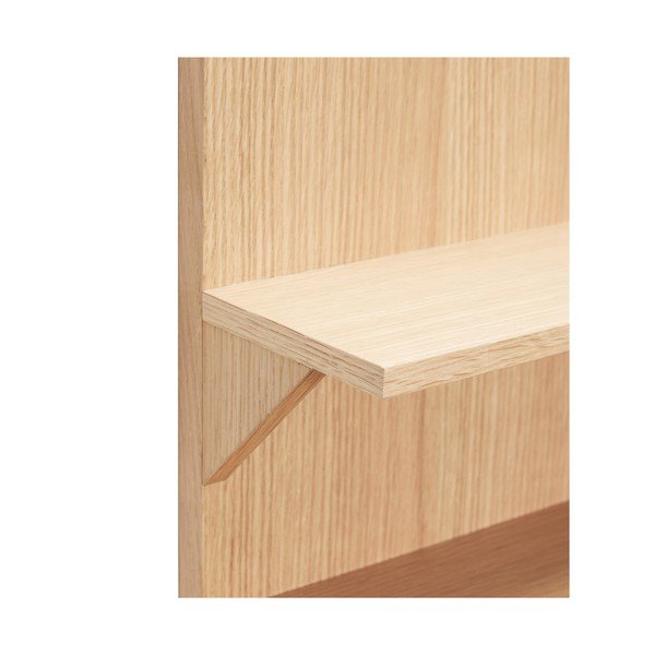 Poschodová polica v dekore duba v prírodnej farbe 40 cm Straight – Hübsch-image-3