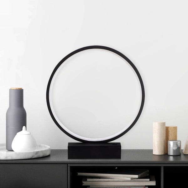 Čierna LED stolová lampa (výška  35 cm) Halka – Opviq lights-image-4