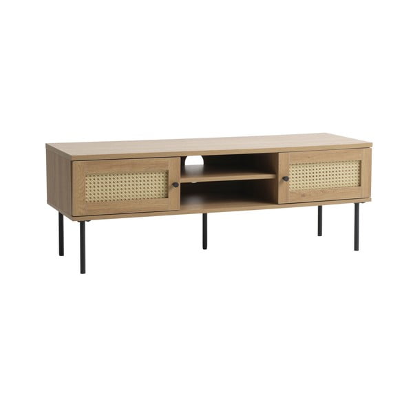 TV stolík v dekore duba v prírodnej farbe 120x43 cm Pensacola – Unique Furniture-image-4