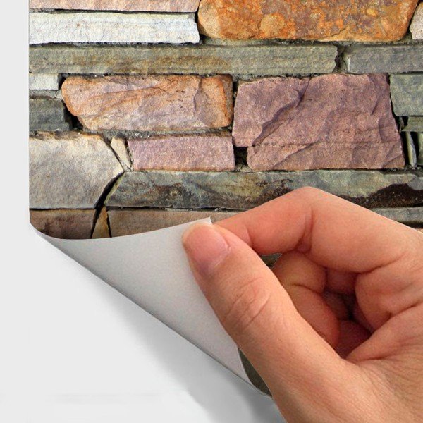 Dekoratívna samolepka na stenu Ambiance Esterel Stone, 40 × 40 cm-image-1