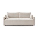 Béžová menčestrová rozkladacia pohovka 211 cm Marcel – Bobochic Paris