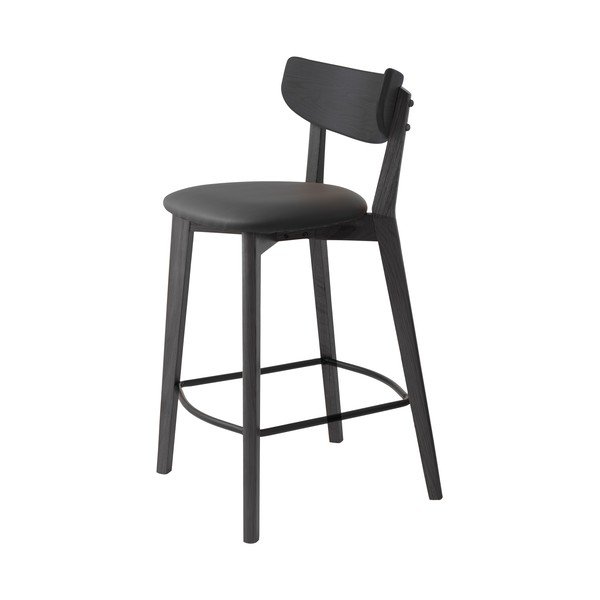 Čierna barová stolička (výška sedadla 67 cm) Pero – Unique Furniture-image-2