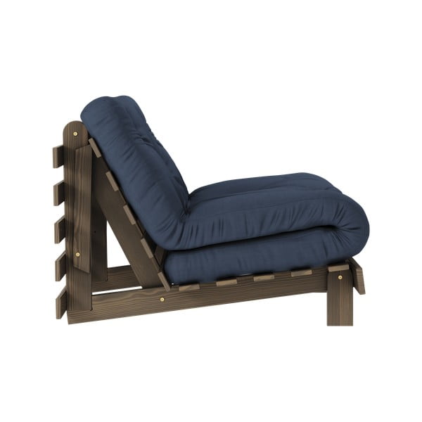 Tmavomodré kreslo Roots – Karup Design-image-3