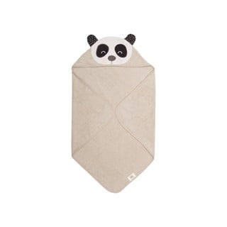 Béžový detský uterák z froté bavlny Södahl Panda, 80 x 80 cm