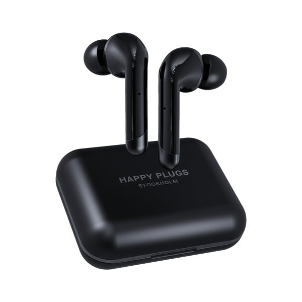 Čierne bezdrôtové slúchadlá Happy Plugs Air 1 Plus In-Ear