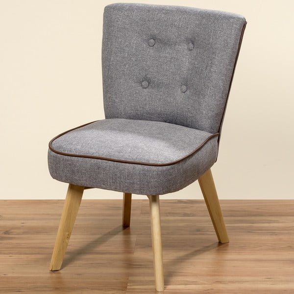 Sivá stolička Boltze Hanna, 77 cm
