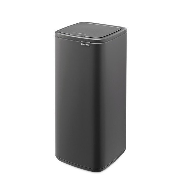 Tmavosivý dotykový oceľový odpadkový kôš 30 l Bo Touch – Brabantia
