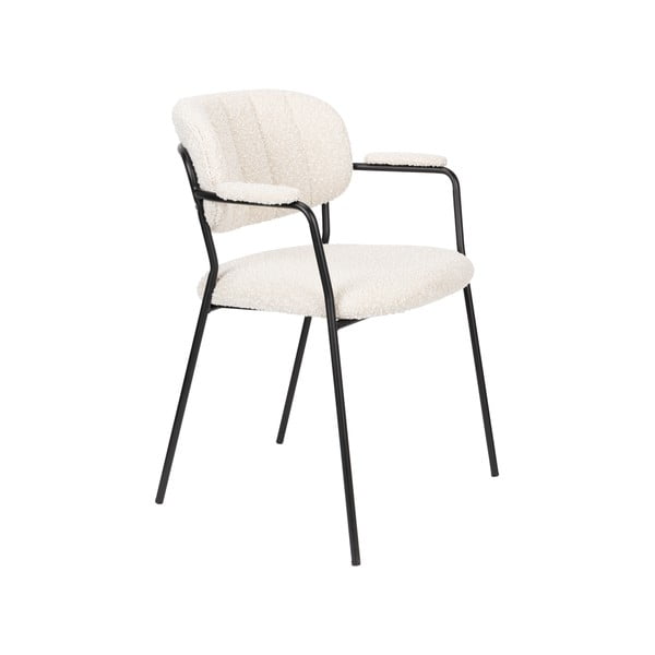Biele jedálenské stoličky v súprave 2 ks Jolien – White Label