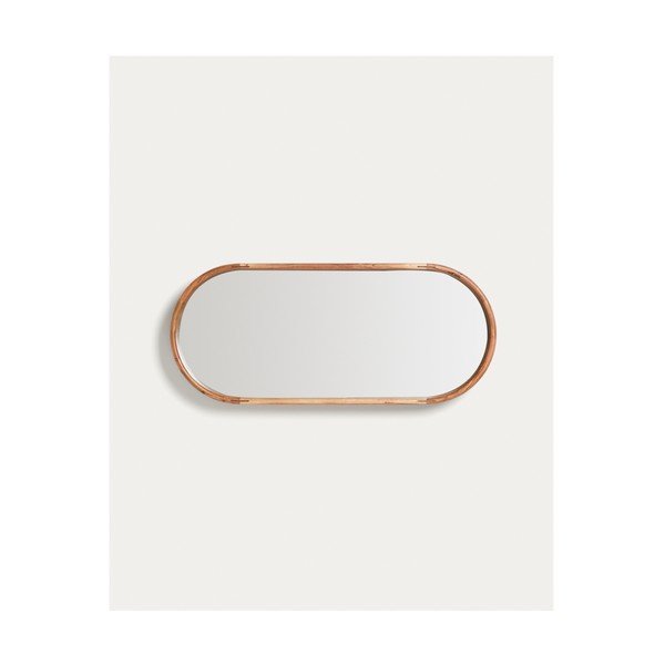 Nástenné zrkadlo s dreveným rámom Berale – Kave Home-image-3
