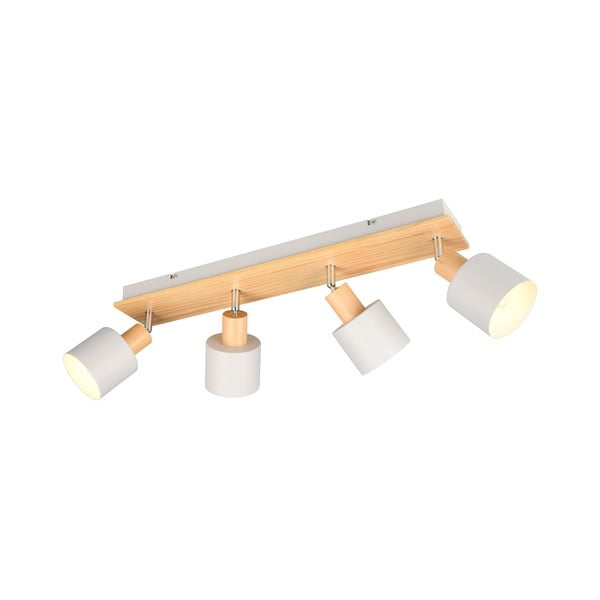 Bodové svietidlo v bielo-prírodnej farbe ø 9 cm Shanti – Trio-image-2