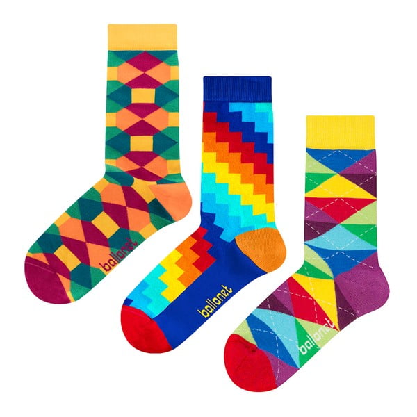 Darčeková sada ponožiek Ballonet Socks Pattern, veľkosť 41–46