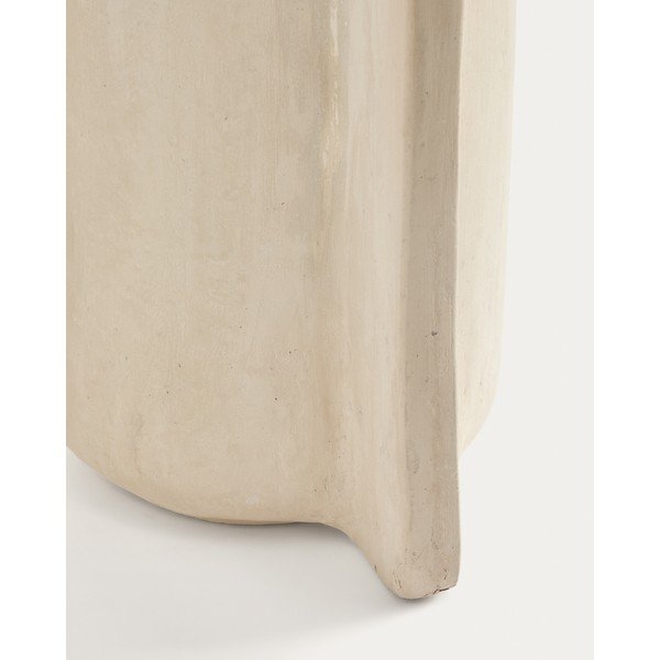 Krémovobiela vysoká váza z papiermaša (výška  67 cm) Mireni – Kave Home-image-3