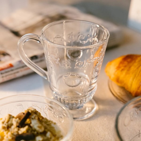 Sklenený hrnček s uchom La Rochère Versailles, 200 ml-image-1