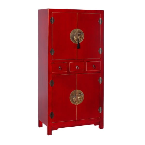 Červená skrinka 63x131 cm Oriente – Ixia