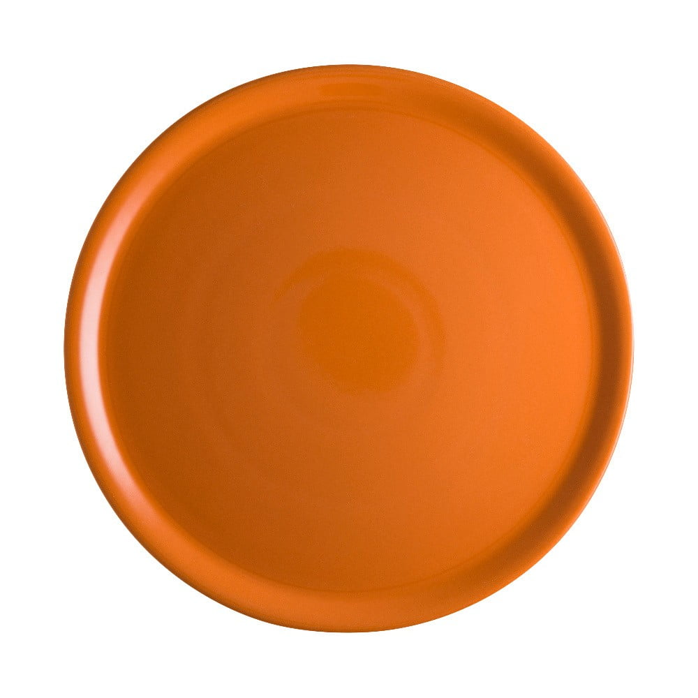 Oranžový porcelánový tanier na pizzu Brandani Pizza, ⌀ 31 cm
