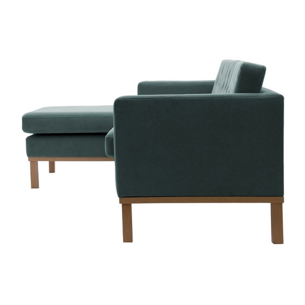 Modrá rohová pohovka Vivonita Johan, ľavý roh-image-3