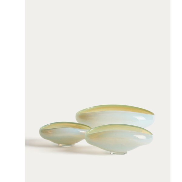 Sklenená dekoratívna misa 14x19 cm Nodila – Kave Home-image-3