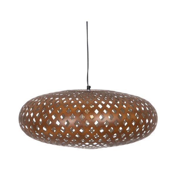 Závesné svietidlo v zlatej farbe s kovovým tienidlom ø 56 cm – Ixia