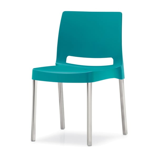Modrá stolička Pedrali Joi