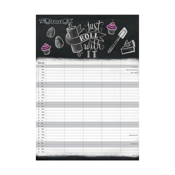 Rodinný A3 kalendár Portico Designs Lily & Val-image-2