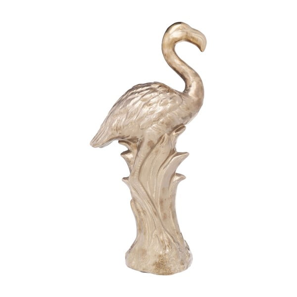 Dekorácie v zlatej farbe Kare Design Flamingo
