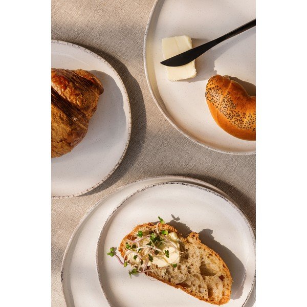 Kameninová jedálenská súprava 24 ks Snow Heart – Bonami Essentials-image-4