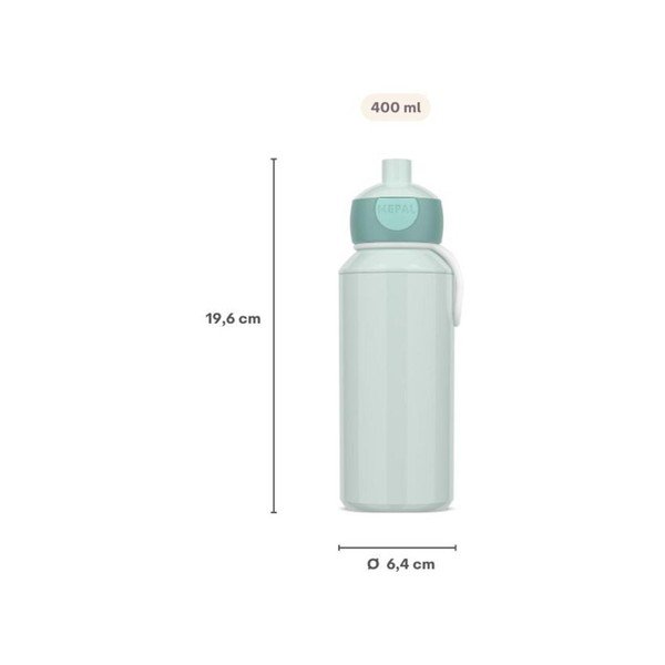 Béžová plastová detská fľaša 400 ml Sunshine & Rainbow – Mepal-image-4