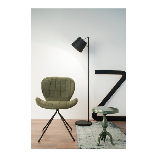 Čierna stojacia lampa Zuiver Buckle Head-image-1