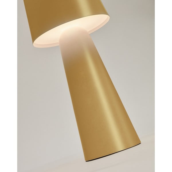 LED prenosné vonkajšie svietidlo so stmievačom na USB ø 16 cm Arenys – Kave Home-image-1