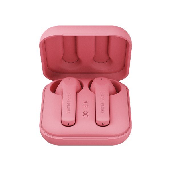 Ružové bezdrôtové slúchadlá Happy Plugs Air 1 Go-image-3