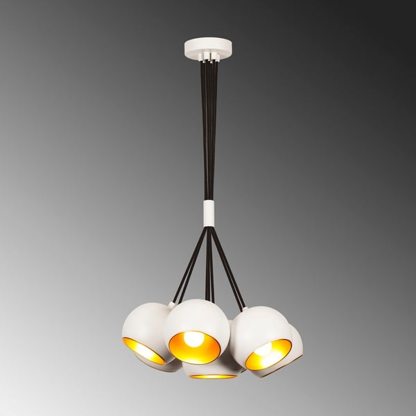 Biele závesné svietidlo Opviq lights Sivani-image-1