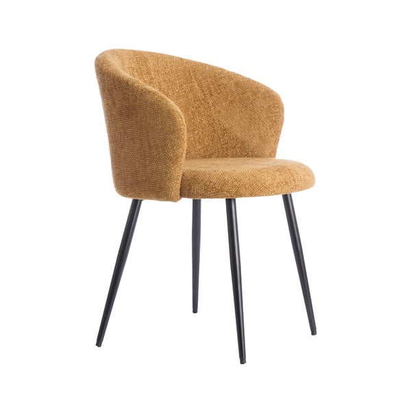 Okrovožlté kovové jedálenské kreslá v súprave 2 ks Radaja – Light & Living