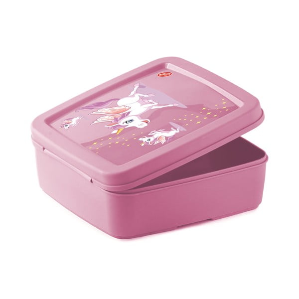 Ružový detský desiatový box Unicorn – Snips-image-3