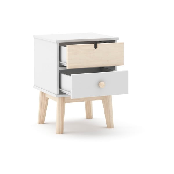 Biely detský nočný stolík Estefania - Marckeric-image-4