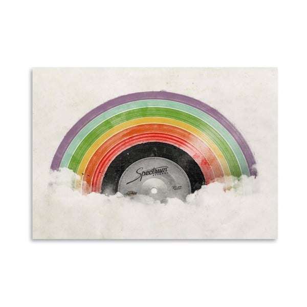 Plagát Rainbow Classic od Florenta Bodart, 30x42 cm