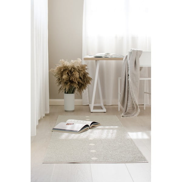 Béžovo-krémový vnútorný a vonkajší koberec 70x140 cm Peg Linen Vanilla – Pappelina-image-1