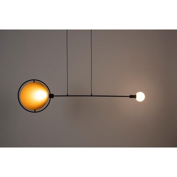 LED stmievateľné závesné svietidlo v okrovožltej a čiernej farbe Sirius – Zuiver-image-1