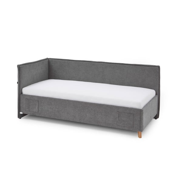 Sivá detská posteľ s úložným priestorom 120x200 cm Fun – Meise Möbel