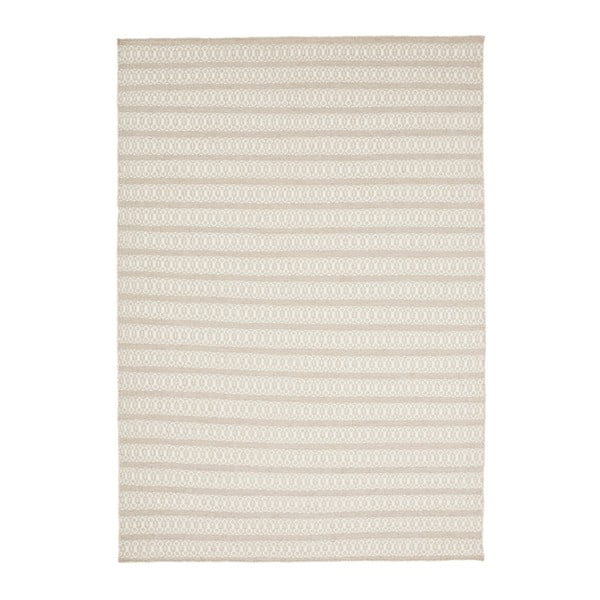Béžový ručne tkaný koberec Linie Design Valmora, 140 × 200 cm