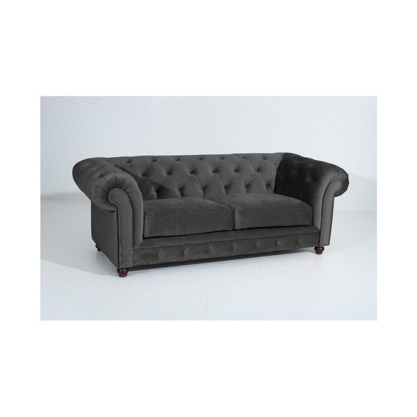 Antracitovosivá pohovka Max Winzer Orleans Velvet, 216 cm-image-3