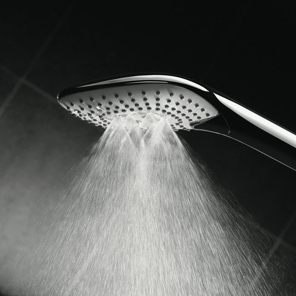 Plastová sprchová hlavica v lesklo striebornej farbe IdealRain Evo Jet – Ideal Standard-image-2